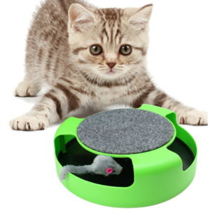 Catch A Running Mouse And Scratch Pad Interactive Cat Toy