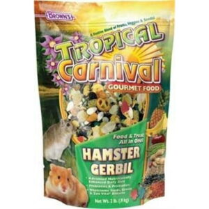 Brown’s Tropical Carnival Hamster & Gerbil Small Animal Food, 20 Lb