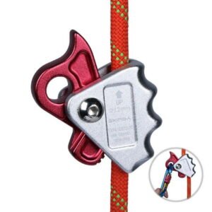 Opolski 15KN Rock Climbing Tree Caving Rope Grab Hole Carabiner Safety Equipment Gear