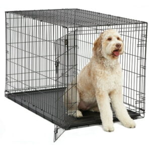 MidWest Single-Door Dog Crate, 48″