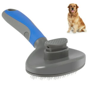 HEQUSIGNS Pet Automatic Comb, Multi-Function Dog Cat Hair Removal Brush, Plastic Pet Self Cleaning Grooming Supplies