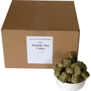 FarmerDavePetSupply 15 lb, Timothy HAY Mini Cubes for Pets