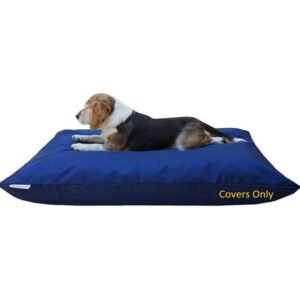 DIY Do It Yourself Pet Pillow 2 Covers: Pet Bed Duvet Zipper External Cover + Waterproof Liner Internal Case in Medium or Large for Dog and Cat – Covers only