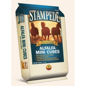 Stampede Alfalfa Mini Cubes, Non-GMO, 50 lbs