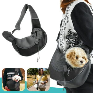 Venoro Pet Puppy Dog Mesh Sling Carry Pack Backpack Carrier Travel Tote Shoulder Bag