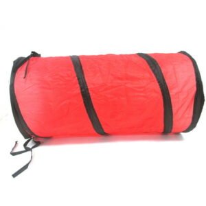 Collapsible Crinkle Tunnel Dog and Cat Toy, Red
