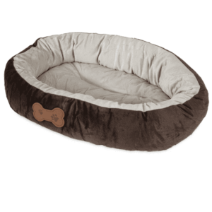 Aspen Pet Oval Cuddler Pet Bed, Brown