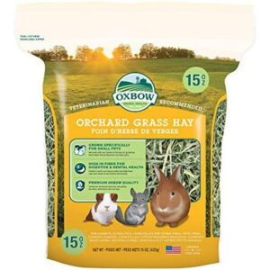 Oxbow Animal Health Orchard Grass Hay – All Natural Grass Hay for Chinchillas, Rabbits, Guinea Pigs, Hamsters & Gerbils