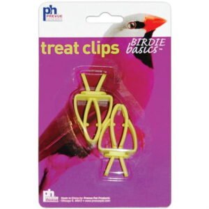 Prevue Pet Products Birdie Basics Plastic Treat Clips, 2 Pack