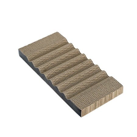 Cat Scratch Toy Scratching Board Post Activity Curved Scratchers Pad Supply Playing Box Kitten Corrugated Mat Pet