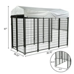 Coziwow 7’x 3’x 6′ Outdoor Dog Kennel Pet Playpen Enclosure w/Waterproof Cover