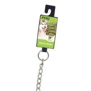 PDQ 12916 16 in. Choke Chain Dog Collar