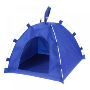 Foldable Pet Tent for Small Dog, Oxford Cloth Fiber Dog Cat Folding Indoor Outdoor House Bed Tents