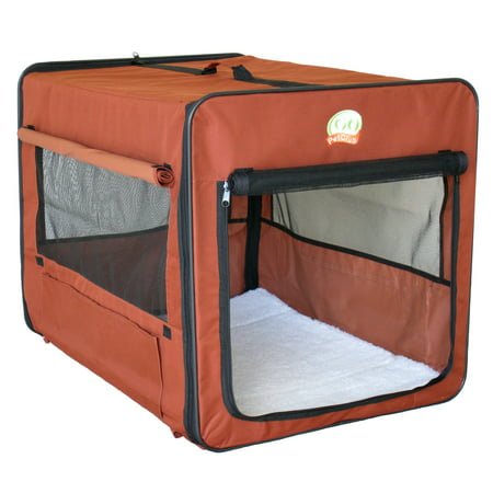 Go Pet Club Soft Pet Crate – Brown