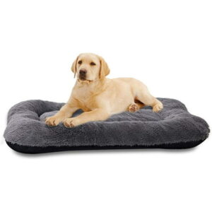 ANWA Dog Crate Bed, Soft Support Washable Mat Multiple Size