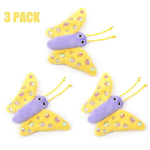 Cats Catnip Toys,Realistic Cute Animal Interactive Toys for Kitty Pets,3PCS