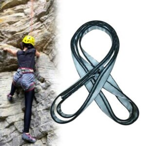 Climbing 18mm Nylon Runners 4850LB Climbing Utility Cord Rock Climbing, Creating Anchors System, Rappelling Gear, for Tree Work – , 60cm