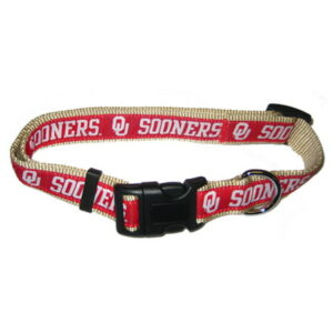 Pets First College Oklahoma Sooners Pet Collar, 3 Sizes Available, Sports Fan Dog Collar – Small