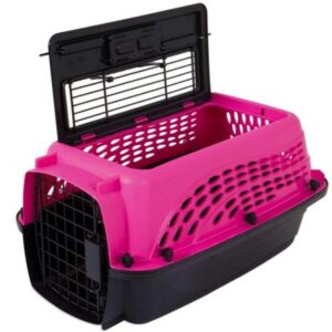 Petmate Two Door Top-Load Kennel Pink [Dog, Carriers & Shipping Crates] Up to 10 lbs