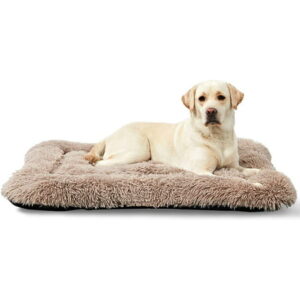 ANWA Dog Crate Bed, Soft Support Washable Mat Multiple Size