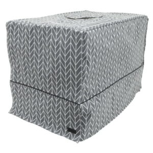 Vibrant Life 24″ Gray Crate Cover