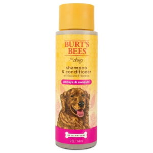 Burt’s Bees Natural Pet Care Dog Shampoo with Conditioner – Papaya & Awapuhi Scent