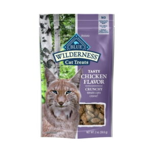 Blue Buffalo Wilderness Chicken Flavor Crunchy Treats for Cats, Grain-Free, 2 oz. Bag