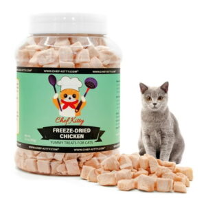 Chef Kitty Freeze Dried Cat and Dog Treats All Natural Human Grade Chicken Breast – 1.75oz