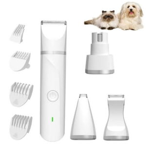 Flying Ideas Pet Clippers for Grooming Dog Electric Nail Grinder Cordless Cat Hair Grooming Kit, Trimmers