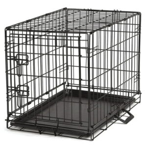 ProSelect Easy Crate XL Wire Kennel for Large Dogs and Pets with Tray, Black