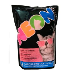 Neon Litter Pink Clumping Crystals Cat Litter, 4-lb Bag