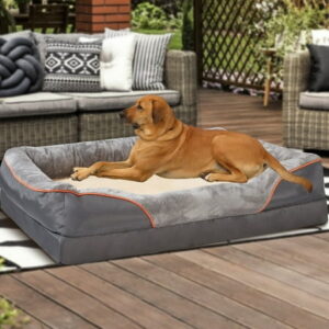 YouLoveIt Large Dog Bed Orthopedic Foam Pet Bed Pet Mattress Comfortable and Warming Bed Orthopedic Bolster Couch Pet Bed