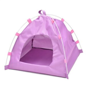 WINDLAND Pet Tent House Dogs Bed Portable Removable Lightweight Teepee Puppies Cat Indoor Outdoor Kennels Cave Moisture-Proof