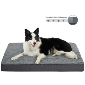 CoPedvic Orthopedic Dog Bed Mattress Memory Foam All-Seasons Pet Bed for Small/Medium/Large Dogs & Cats, 36″x28″, Up to 75lbs