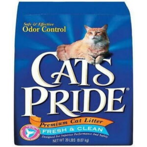 2Pc Cat’s Pride Fresh and Clean Scent Cat Litter 20 lb