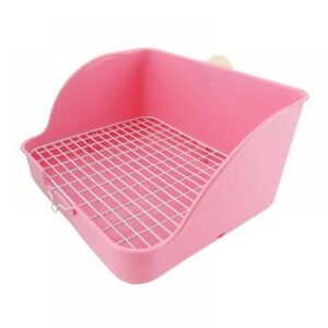 Small Pet Square Removable Toilet Basin Dry Hygienic Rabbits Guinea Pigs Small Pets Toilet