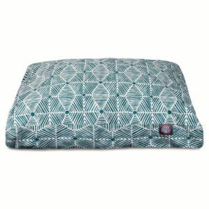 Majestic Pet | Charlie Rectangle Pet Bed For Dogs, Removable Cover, Emerald, Small