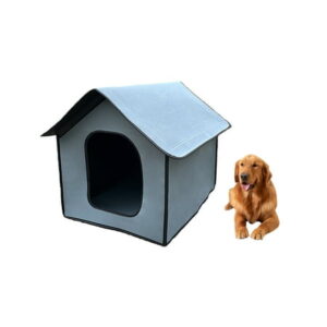 Worallymy EVA Pet House Outdoor Cat And Dog House Foldable Pet Hut Kennel Waterproof