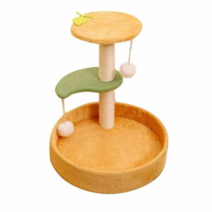 2024 Cat Tree Sisal Scratching Post Interactive Multifunctional Cat Climbing Frame Comfortable Cat Tower Bed for Indoors Outdoors