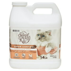 Special Kitty Odor Control Tight Clumping Cat Litter, Fragrance Free, 14 lb