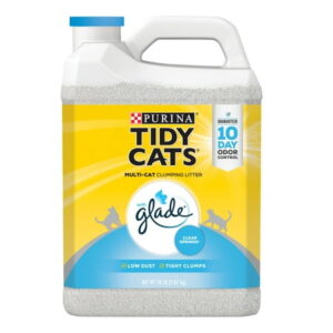 Purina Tidy Cats Clumping Multi Cat Litter, Glade Clear Springs, 20 lb. Jug