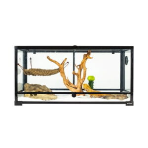 50 Gallon Black Reptile Glass Terrarium