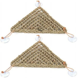 Reptile Lizard Bearded Dragon Hammock Reptile Hermit Crab Climbing Toys Accessories 2 PCS