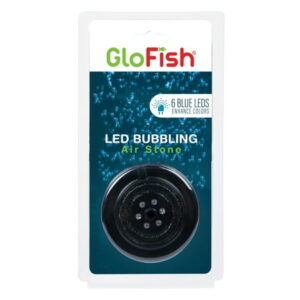 GloFish Blue LED Bubbler, Aquarium Lights with Air Stone for Fish Tanks