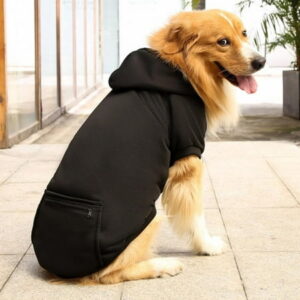 Pet Dog Hoodies Sweaters Winter Clothes with Hat And Pocket Costume Windproof Apparel for Small Medium Large Dog