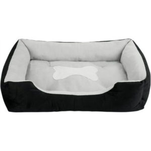 Seasonwood Dog Beds for Large Dogs Washable Pet Bed Comfortable Warming Rectangle Bed for Small Medium and Large Dogs