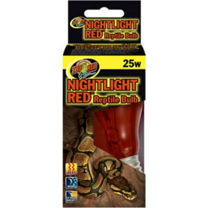 Zoo Med Nightlight Red Reptile Bulb – 25 Watts