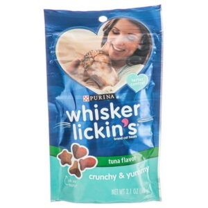 Purina Whisker Lickin’s Crunch Lovers Tuna Flavored Cat Treats [Cat, Cat Treats] 1.7 oz