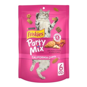 Purina Friskies Cat Treats, Party Mix California Crunch With Chicken