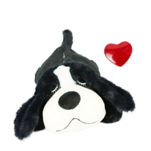 Puppy Heartbeat Toy, Dog Stuffed Toy Calming Behavioral, Heart Beat Plush Toys for Puppy Dogs Cuddle –